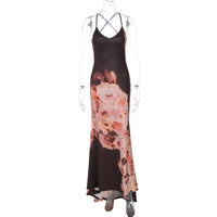 Vestido feminino de verão 2025, vestido sem mangas compridas, plissado, sexy, com estampas plissadas, sexy, para mulheres