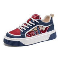 Sapatos de Homem 2025 Primavera Novos Sapatos Casuais Casuais da Moda Calçados de Madeira Masculinos Respiráveis, Com Sola Grossa, Confortáveis, Desporto Modernos Versáteis Modernos