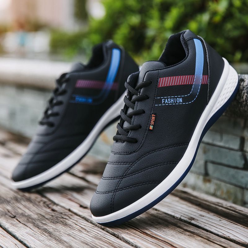 Novos Sapatos Masculinos da Primavera 2024: Sapatos Casuais da Moda Coreanos, Sapatos Desportivos Respiráveis com Sola Macia, Sapatos Brancos, Ténis Masculinos