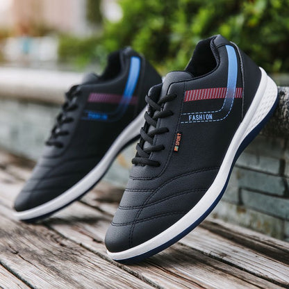 Novos Sapatos Masculinos da Primavera 2024: Sapatos Casuais da Moda Coreanos, Sapatos Desportivos Respiráveis com Sola Macia, Sapatos Brancos, Ténis Masculinos
