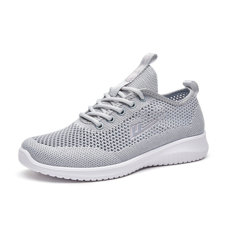 Os novos sapatos casuais simples e versáteis da Warrior, com blocos de cor em malha, sapatilhas desportivas para atividades ao ar livre de alto valor, sapatos femininos de decolte decotado desenhados