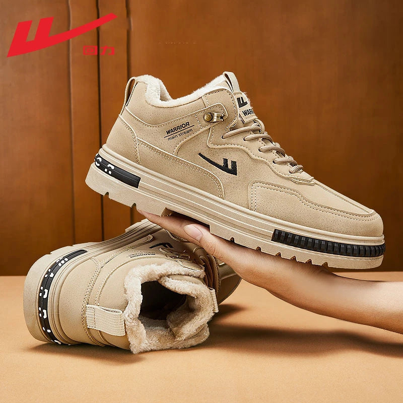 Warrior Versátil 2025 Novos Sapatos de Trabalho Botas Martin Simples Com Atacadores Masculinos Ténis Desportivos Casuais para Deslocações ao Ar Livre