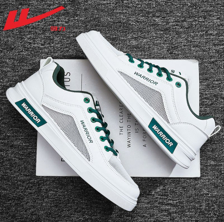 Sapatos casuais confortáveis de sola grossa para homem Warrior, novos ténis de moda de rede de verão com rede respirável, ténis versáteis e modernos