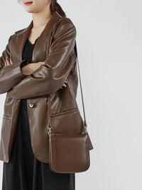 Primavera/Verão novas malas de pele genuína para mulher, malas cruzadas de ombro único, malas de telemóvel, bolsas tipo balde feminino, malas pequenas de ombro único, malas para as axilas