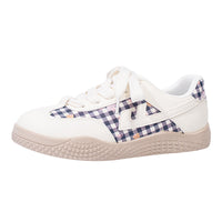Warrior 2026 Novos sapatos confortáveis de camada única com blocos de cor baixos, design estético elevado, sapatos casuais, sapatos femininos de moda versáteis
