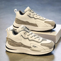 A-Gump Sports Shoes Masculinos Primavera 2025 Novos Sapatos Casuais Casuais Casuais para Jovens com Sola Grossa Ténis Versáteis Dad Trendy Shoes