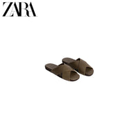 Sandálias de couro com tiras cruzadas da nova coleção masculina Studio Series Primavera/Verão 2026 da ZARA (código: 2798720 500)
