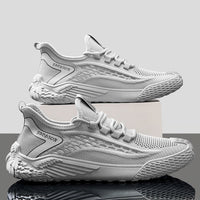 Sapatilhas de Homem 2024 Novas Sapatilhas de Verão Respiráveis, Finas, Casuais Casuais Resistentes a Odores, Corrida Desportiva Sola Suave, Flyknit Mesh Leve, Sapatilhas da Moda