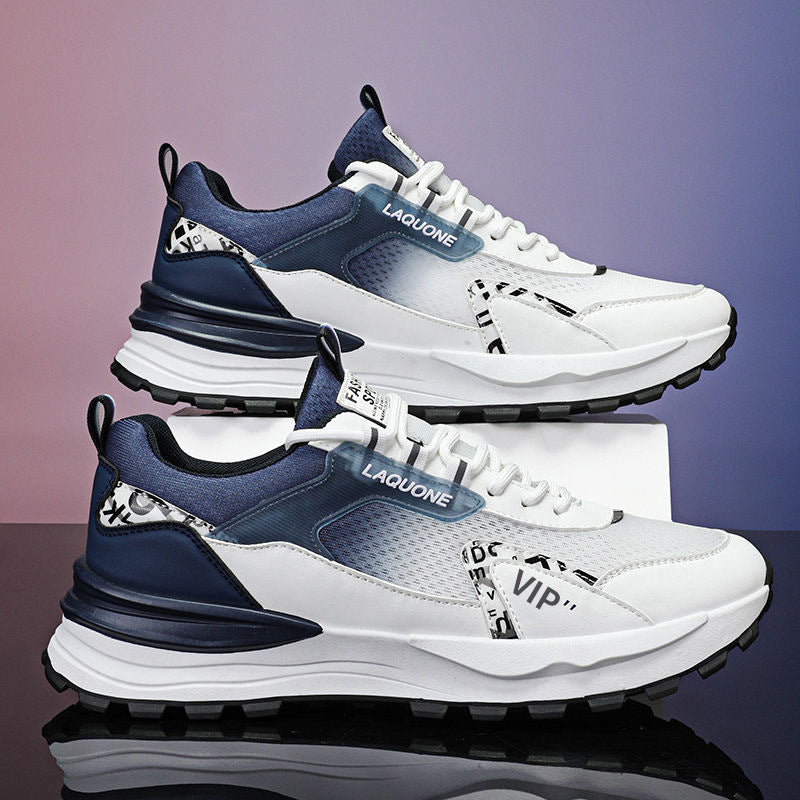 Sapatos de homem Forrest Gan, sapatos finos de malha de rede de verão, desporto juvenil, casuais, ténis da moda e resistentes a odores