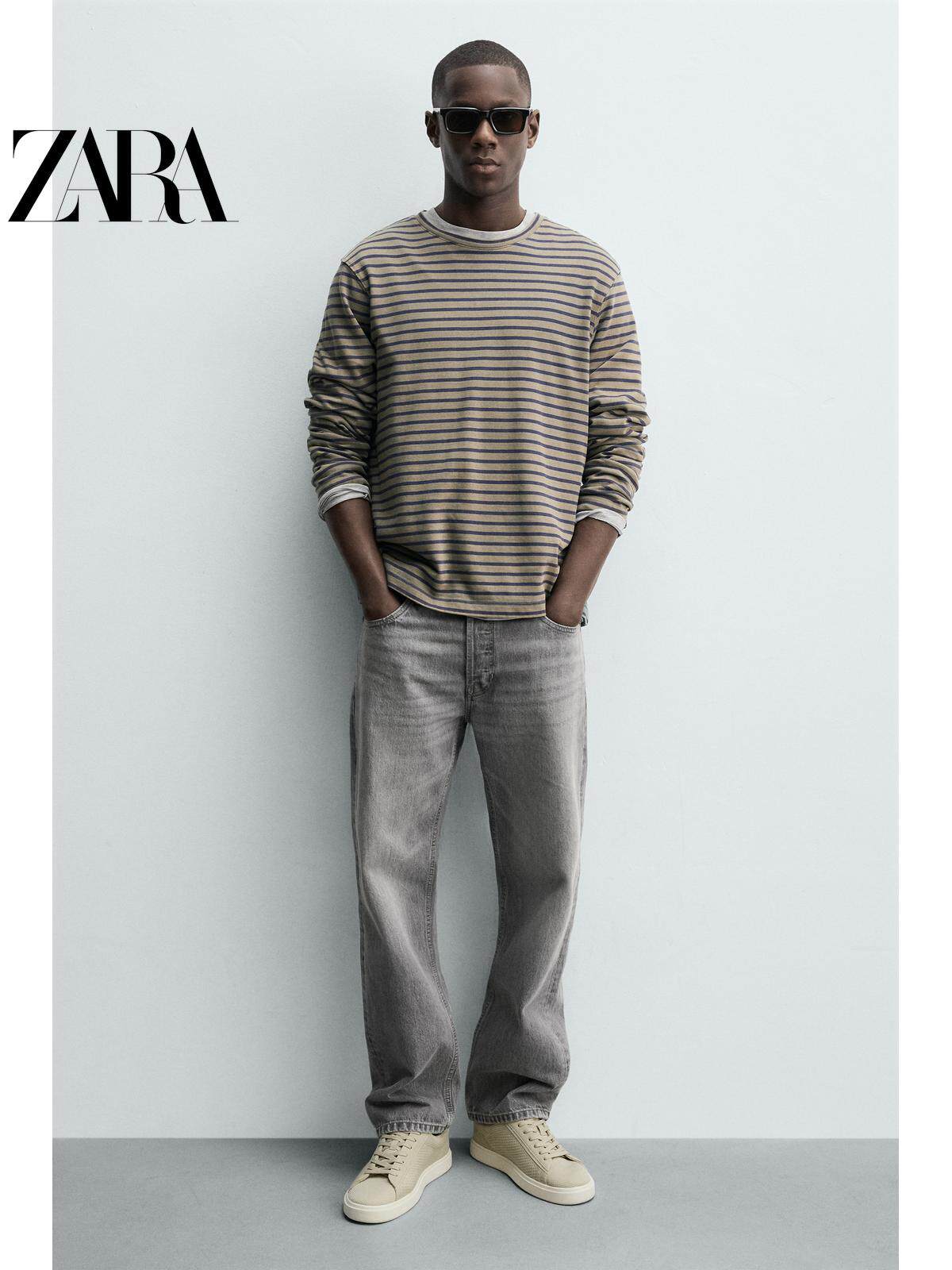 ZARA Coleção Primavera/Verão 2026 - Tênis Masculino Leve e Respirável em Tecido Mesh (2238720 107)