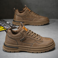 Botas Martin sapatos de primavera para homem, novos sapatos de trabalho impermeáveis e respiráveis, sapatos utilitários versáteis e modernos, sapatos casuais, sapatos de prancha para homens