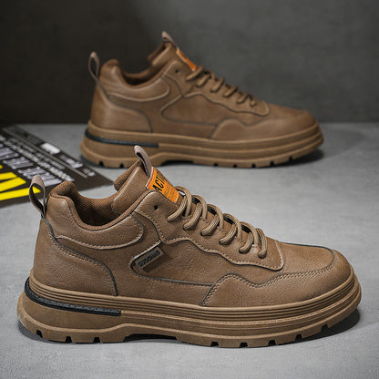 Botas Martin sapatos de primavera para homem, novos sapatos de trabalho impermeáveis e respiráveis, sapatos utilitários versáteis e modernos, sapatos casuais, sapatos de prancha para homens