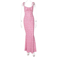 Europa & América 2026 Verão 2026 Novo Vestido Floral Pequeno de Alta Alta Com Alta Vestido Vestido Feminino Comércio Exterior Amazon Roupa Feminina Grossista