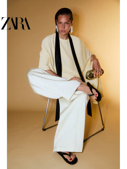 Bolsa feminina ZARA, lançamento da coleção verão 2026, com acabamento metálico, modelo transversal/clutch, código 6007810 202.
