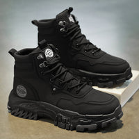 Botas de trabalho altas para outono 2024 para homem, botas Martin para exterior para o exterior, na moda, versáteis e de sola grossa