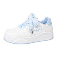 Os novos ténis de skate de cano baixo, confortáveis e versáteis, laço com blocos de cor, sapatos casuais de alto custo-benefício, design elegante para mulheres