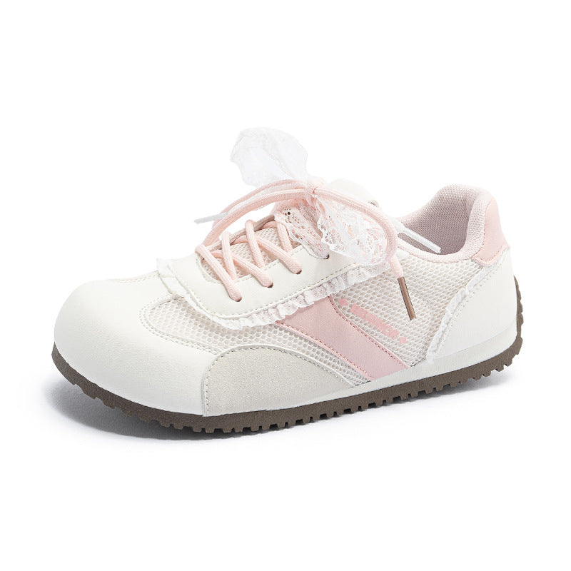 Os novos ténis de treino alemães em pele baixa da Warrior, sapatos femininos elegantes, versáteis e confortáveis, sapatos de ballet estilosos e visualmente apelativos