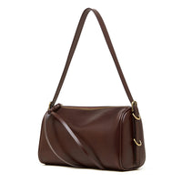 Bolsas de pele curtida vegetal para mulher, novas bolsas tote cruzadas para primavera/verão 2026, malas femininas em pele genuína de grande capacidade, bolsas de almofada de ombro simples