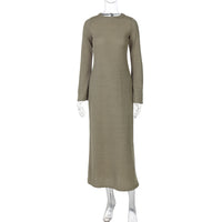 Vestido de moda elegante elegante e justa, elegante de fita para mulheres ao estilo europeu e americano ao estilo europeu e americano