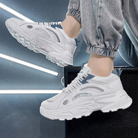 Sapatilhas masculinas casual malha daddy tide shoes sapatos masculinos primavera nova tendência versátil running little white shoes masculino