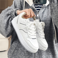 Primavera Masculina Nova Nicho Original Pele Respirável Sapatos Desportivos Casuais Brancos Na Moda