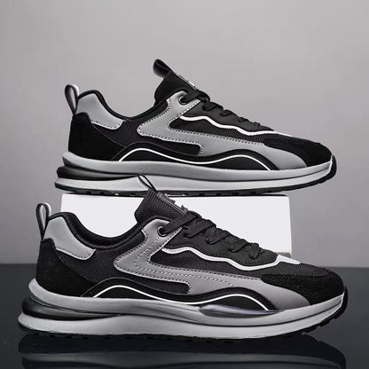 Sapatos masculinos de trabalho de proteção laboral, sapatos de trabalho para estaleiro novo de construção de verão 2024, sapatilhas desportivas Agan de malha com sola grossa e antiderrapantes