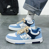 Verão 2025 Novos Sapatos Masculinos Versáteis Versáteis Baixos, Sapatos Desportivos Casuais Leves Famosos na Internet, Ténis de Estudante para Homens
