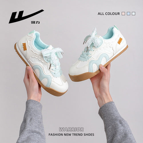 Warrior 2026 Novos Sapatos Casuais Femininos da Moda, Sapatos Simples Confortáveis e Orientados para o Design, Sapatos Desportivos de Alto Valor com Blocos de Cor