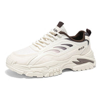 Ténis masculinos, sapatos de rede de verão 2025 para homem, sapatos casuais casuais de sol grosso, respiráveis e versáteis