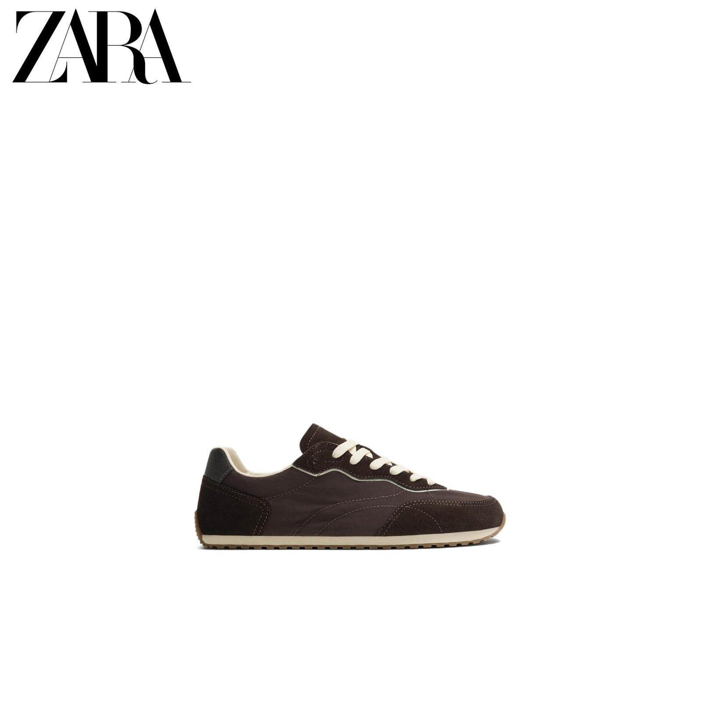 ZARA 2026 Primavera/Verão Novos Sapatos Masculinos BAREFOOT Tênis Leves e Confortáveis 2394720 700
