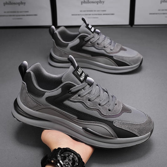 Sapatos masculinos de trabalho de proteção laboral, sapatos de trabalho para estaleiro novo de construção de verão 2024, sapatilhas desportivas Agan de malha com sola grossa e antiderrapantes