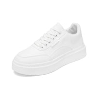 Novos Sapatos Masculinos de Outono 2025: Ténis Brancos Desportivos Casuais Desportivos Casuais que Aumentam a Altura, Sapatos de Snowboard Masculinos Modernos e Versáteis