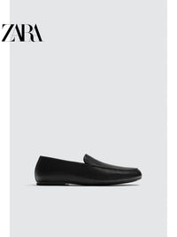 ZARA 2026 Primavera/Verão Novos Sapatos Náuticos Masculinos de Couro EDIÇÃO LIMITADA 2653720 800