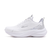 Os novos ténis de primavera da Warrior, sapatos pretos de sola grossa que aumentam a altura, sapatos femininos de viagem de exterior simples e versáteis de cor sólida