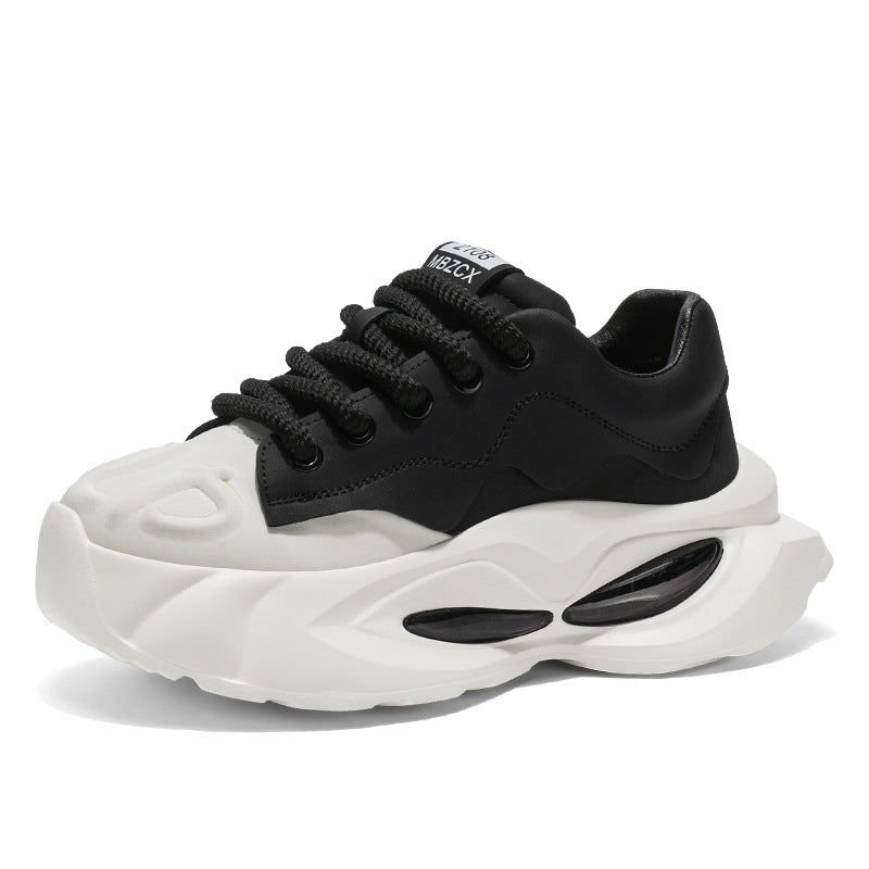 Sapatos de Homem 2025 Verão Novo Versátil Moderno Com Sola Confortável Com Almofada de Ar Confortável Para Aumentar a Altura Sapatos Desportivos Casuais para Homens