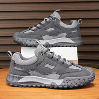 Homens Primavera 2025 Novos Sapatos Desportivos Duráveis para Caminhadas Casuais Mesh Trabalho de Construção Sapatos de Proteção Laboral