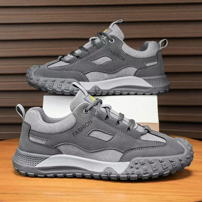 Homens Primavera 2025 Novos Sapatos Desportivos Duráveis para Caminhadas Casuais Mesh Trabalho de Construção Sapatos de Proteção Laboral