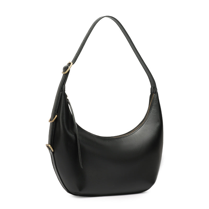 Sacos, sacos de bolinhos de nicho coreano, malas femininas na moda na primavera/verão sob as axilas, malas cross-body de grande capacidade, croissants de ombro único