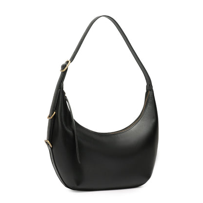 Sacos, sacos de bolinhos de nicho coreano, malas femininas na moda na primavera/verão sob as axilas, malas cross-body de grande capacidade, croissants de ombro único