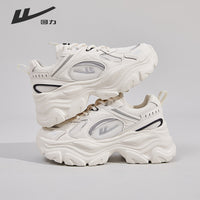 Sapatos femininos Warrior respiráveis e de sola grossa, sapatos simples de pai, sapatos de estudante pequenos, frescos e enérgicos, sapatos casuais da moda