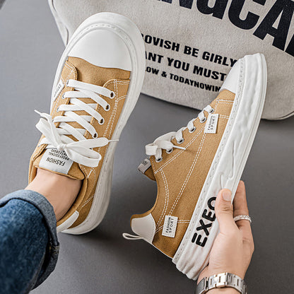 Sapatos masculinos de lona, sapatos planos casuais respiráveis de verão, sapatos de pano de nicho modernos e versáteis e esportivos