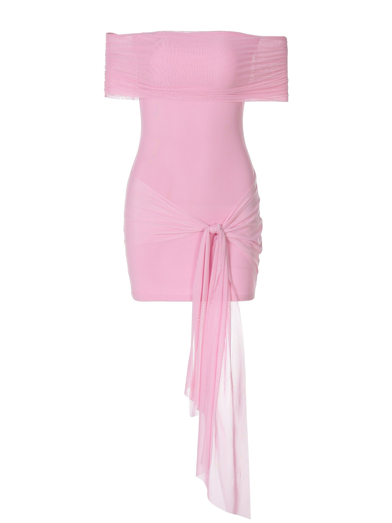 Vestido de fita curta fino, justo, de fita para mulher, de moda para mula, na moda transfronteiriça