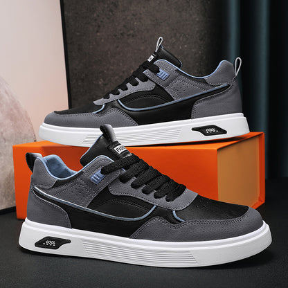 Sapatos masculinos de trabalho, novos sapatos de tábua respiráveis para a primavera de 2024, sapatos casuais versáteis e modernos para homem, ténis desportivos, sapatos modernos para homem