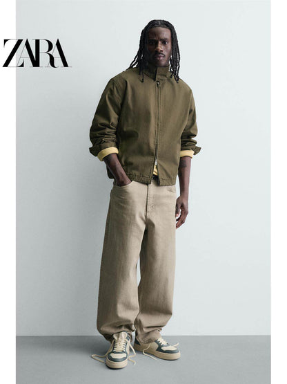 ZARA Coleção Primavera/Verão 2026 - Novos Sapatos Masculinos: Tênis Plataforma Leve em Estilo Retrô com Blocos de Cor, 2204720 202