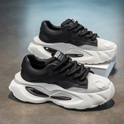 Sapatos de Homem 2025 Verão Novo Versátil Moderno Com Sola Confortável Com Almofada de Ar Confortável Para Aumentar a Altura Sapatos Desportivos Casuais para Homens