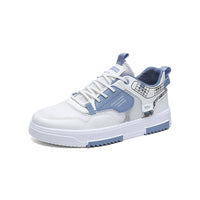 Sapatos de malha fina respiráveis para primavera para homem Sapatos desportivos casuais versáteis Sapatos pequenos de quadro branco para homens Sapatos modernos para homens