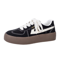 Sapatos Warrior board para casais, ténis de treino retro retro leves e enérgicos, sapatos casuais arredondados de sola grossa, sapatos unissexo simples