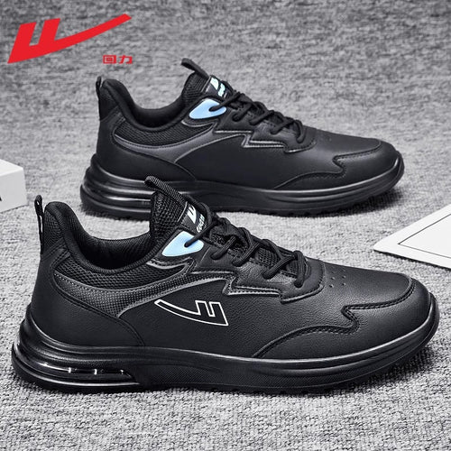 Warrior tem sapatilhas rasas de sola grossa, ténis simples, baixos e leves para deslocações, sapatos casuais casuais para homens