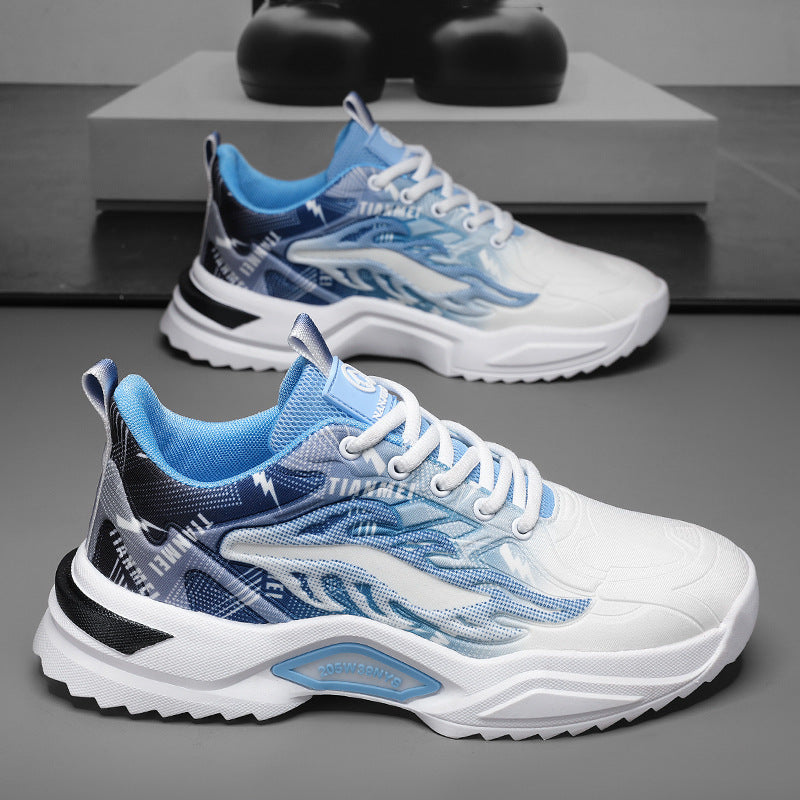 Sapatilhas de Homem 2025 Novas Sapatilhas Desportivas Juvenis de Primavera e Outono, Sapatilhas de Corrida Casual Masculinas Versáteis Respiráveis de Pai Na Moda