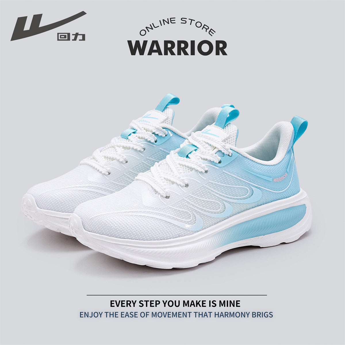 Warrior 2026 Novos Singles Femininos de Sola Grossa com Blocos de Cor, Sapatos Casuais de Design Estético Elevado, Ténis Versáteis Modernos e Versáteis